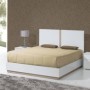 Pack Dormitorio Completo Chiado (Blanco/Roble) + 2 Mesitas de Noche + Somier (200x150cm)