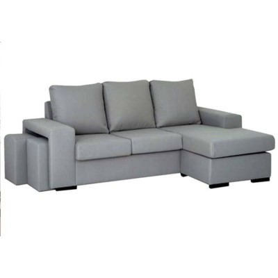 Sofá 2 Plazas + Chaise Long Reversible Lagos (230x150cm)