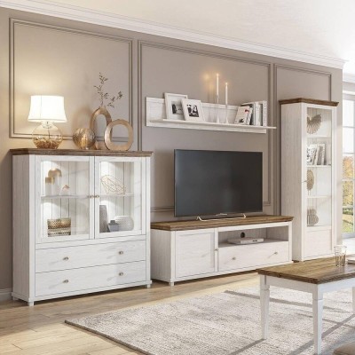 Pack Mueble de Salón Completo Evora (c/ Luz Led)