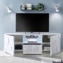 Base TV Round Blanco Brillo 181cm