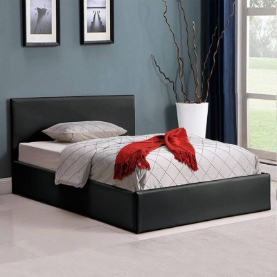 Pack Cama Mango 200x160 Negra + Somier + Colchón Premium 17HR