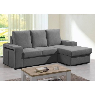 Sofá 2 Plazas + Chaise Long Reversible Sintra (230x150cm)