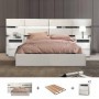 Pack Dormitorio Completo Isadora c/ 2 Mesitas de Noche Malwa M1 + Somier (200x160cm)